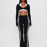 Fast Track Active Flare Pants Black