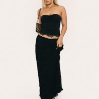 Estefania Maxi Skirt Black