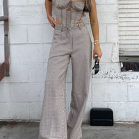 JGR & STN Dylan Houndstooth Trouser Check