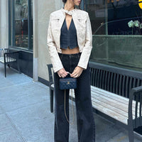 Top Model Low Rise Straight Leg Jeans Charcoal