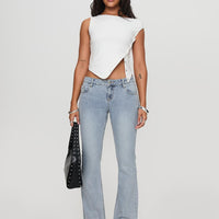 Bethany Low Rise Bootleg Jeans Light Wash