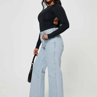 Arlington Straight Leg Denim Jeans Light Wash