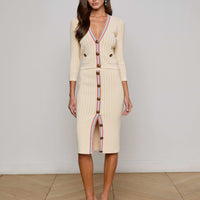 Irvin Pointelle Knit Cardigan