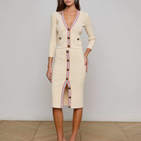 Melania Pointelle Knit Skirt