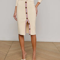 Melania Pointelle Knit Skirt
