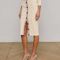 Melania Pointelle Knit Skirt