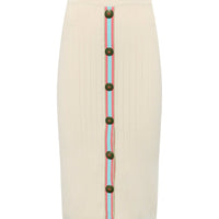 Melania Pointelle Knit Skirt