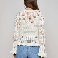 Solaris Crocheted Cardigan