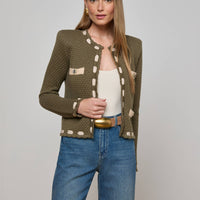Astor Contrast Trim Cardigan