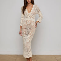 Dovie Pointelle Knit Dress