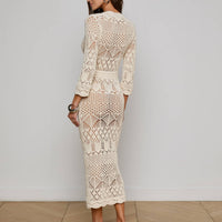 Dovie Pointelle Knit Dress