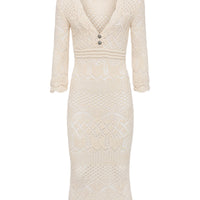 Dovie Pointelle Knit Dress