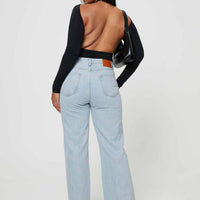 Arlington Straight Leg Denim Jeans Light Wash