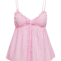 Abigayle Top Pink Stripe