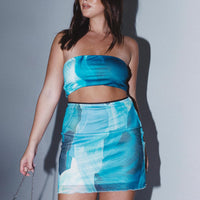 Adyn Mini Skirt Blue