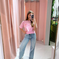 Thavi Wide-leg Jeans - Medium Blue