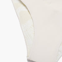 Crisscross Hourglass® Cheeky Bikini Bottoms - Cream Rib