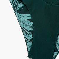 Crisscross Hourglass® Cheeky Bikini Bottoms - Green Rib