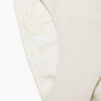 High Tide Cheeky Bikini Bottoms - Cream Rib