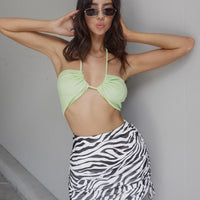 Elijah Mini Skirt Zebra