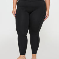 Unstoppable Activewear 7/8 Leggings Black Curve