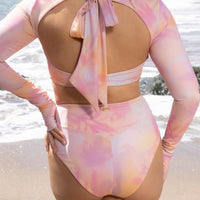 Crisscross Hourglass® Cheeky Bikini Bottoms - Floral Haze