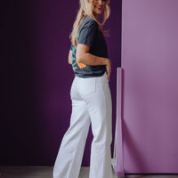 Loose Fit Jeans - Star White