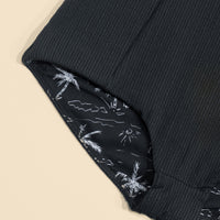 Reef Romper With Pockets - Black