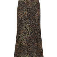Eleganza Maxi Skirt Leopard Petite