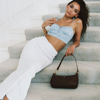 Oscar Maxi Skirt White