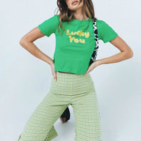 Euros Pants Lime Green
