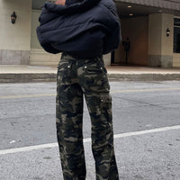 Fallout Mid Rise Cargo Pants Camouflage