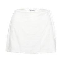 Gulliver Tie Side Mini Skort White Petite