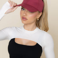 Go with the Bow High Ponytail Cap