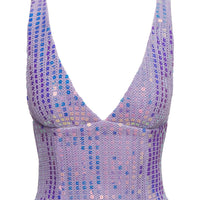 Headliner Shimmer Top Purple