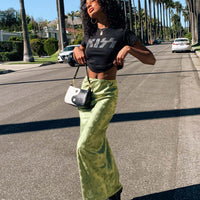 Hailey Midi Skirt Green