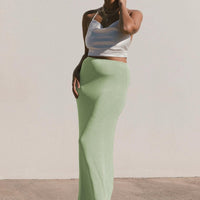 Harriette Maxi Skirt Sage