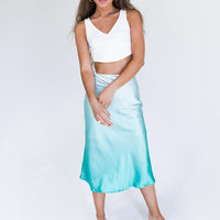 Seabreeze Midi Skirt Green