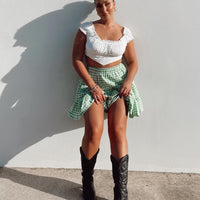 Marlie Mini Skirt Green