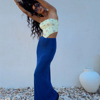 Harriette Maxi Skirt Blue