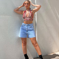 Laurena Denim Shorts Tall