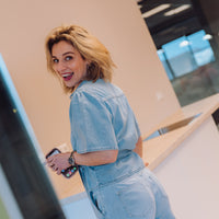 MSCHIngrid Lis HW Wide Jeans - Light Blue Wash