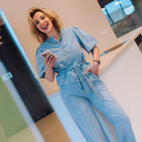 MSCHIngrid Lis HW Wide Jeans - Light Blue Wash