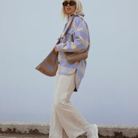 Motel Obeli Trouser Rib Cream