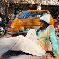 Motel Obeli Trouser Rib Cream