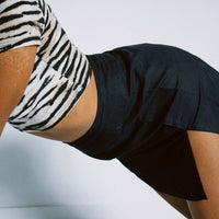 Motel Sheny Mini Skirt Black