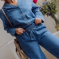 MSCHJolene Elena Pants - Mid Blue Wash