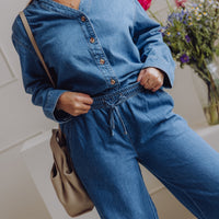 MSCHJolene Elena Pants - Mid Blue Wash