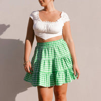 Marlie Mini Skirt Green
