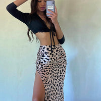 Nia Midi Skirt Beige